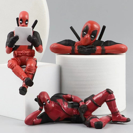 Deadpool Car Decor Figurines - 3 pc Combo Set | 🔥FLAT 50% SAVING🔥